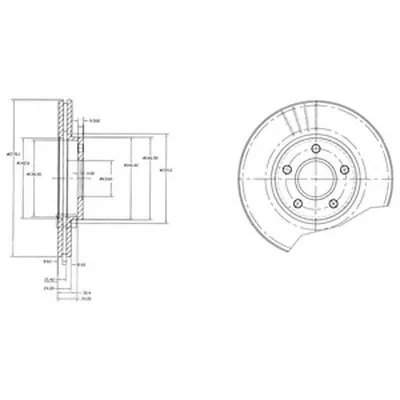 Тормозной диск DELPHI купить