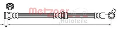 Тормозной шланг METZGER купить
