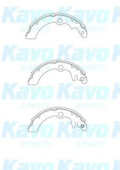 Комплект тормозных колодок MK KASHIYAMA KAVO PARTS купить