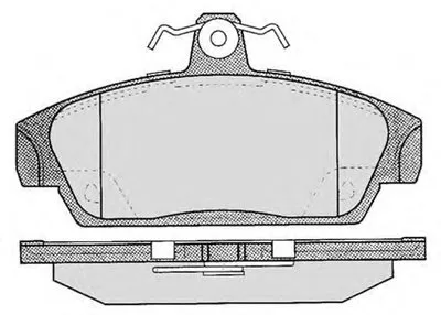 Комплект тормозных колодок, дисковый тормоз RAICAM купить