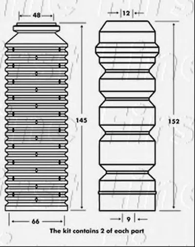 Пылезащитный комплект, амортизатор FIRST LINE купить