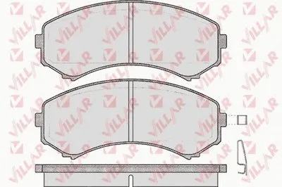 Комплект тормозных колодок, дисковый тормоз VILLAR купить