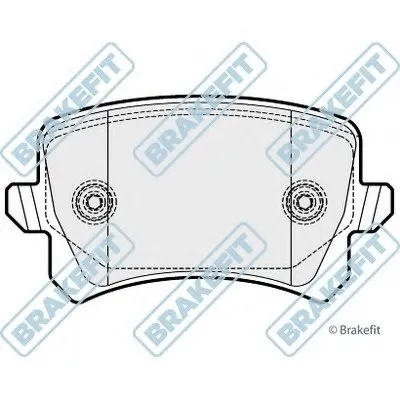 Комплект тормозных колодок, дисковый тормоз Brake Fit APEC braking купить