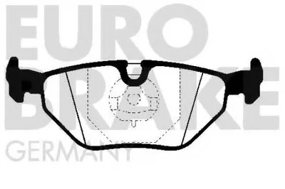 Комплект тормозных колодок, дисковый тормоз EUROBRAKE купить