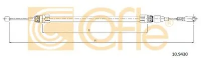 Трос, стояночная тормозная система COFLE купить