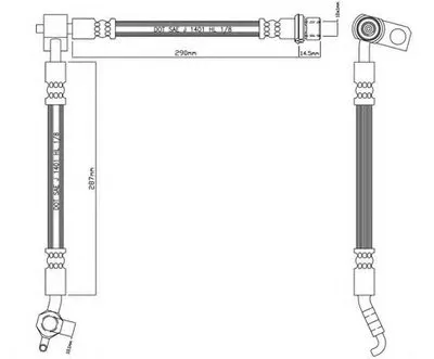 Тормозной шланг MOTAQUIP купить