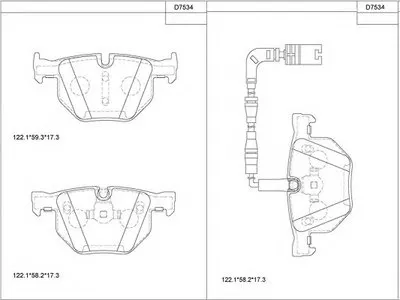 Комплект тормозных колодок, дисковый тормоз ASIMCO купить