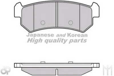 Комплект тормозных колодок, дисковый тормоз ASHUKI купить