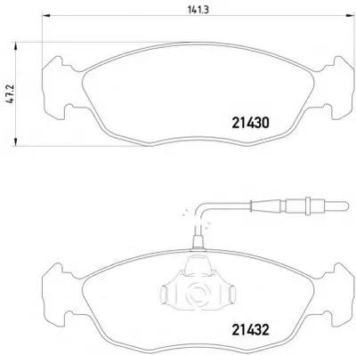 Комплект тормозных колодок, дисковый тормоз HELLA купить