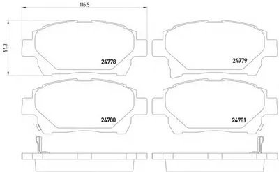 Комплект тормозных колодок, дисковый тормоз HELLA купить