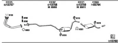 Система выпуска ОГ WALKER купить