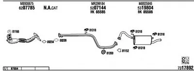 Система выпуска ОГ WALKER купить