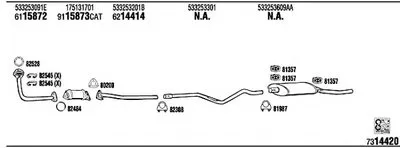 Система выпуска ОГ WALKER купить