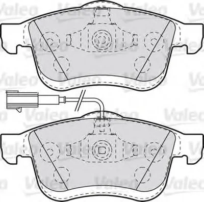 Комплект тормозных колодок, дисковый тормоз VALEO купить