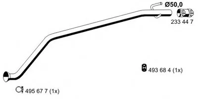 Труба выхлопного газа ERNST купить