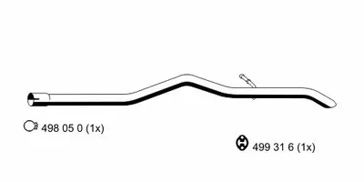 Труба выхлопного газа ERNST купить