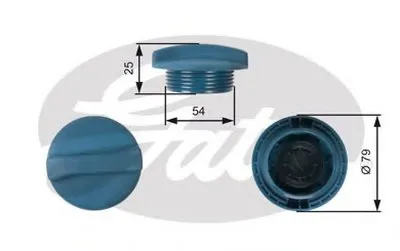 Крышка, резервуар охлаждающей жидкости GATES купить