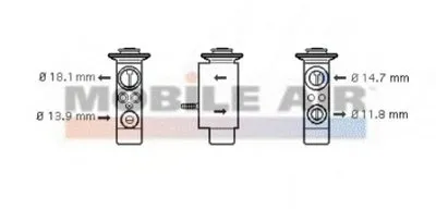 Расширительный клапан, кондиционер VAN WEZEL купить