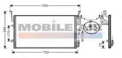 Конденсатор, кондиционер VAN WEZEL купить