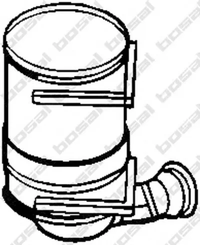 Сажевый / частичный фильтр, система выхлопа ОГ BOSAL купить