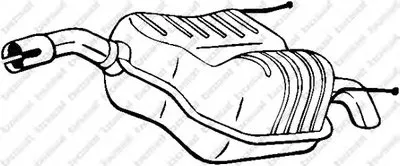 Глушитель выхлопных газов конечный BOSAL купить