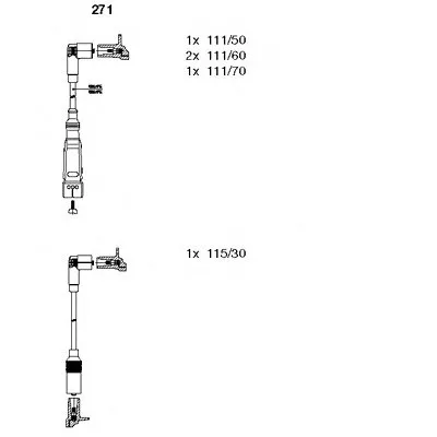 Комплект проводов зажигания BREMI купить
