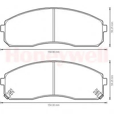 Комплект тормозных колодок, дисковый тормоз JURID купить