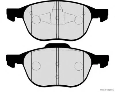 Комплект тормозных колодок, дисковый тормоз HERTH+BUSS JAKOPARTS купить
