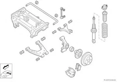 Рулевое управление; Подвеска колеса HERTH+BUSS JAKOPARTS купить