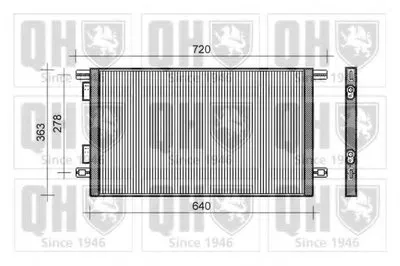 Конденсатор, кондиционер QUINTON HAZELL купить