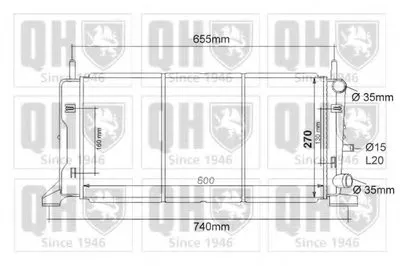 Радиатор, охлаждение двигателя QUINTON HAZELL купить