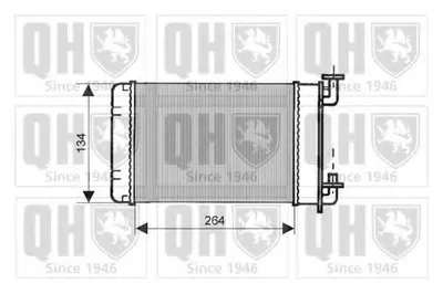 Теплообменник, отопление салона QUINTON HAZELL купить