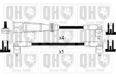 Комплект проводов зажигания CI QUINTON HAZELL купить