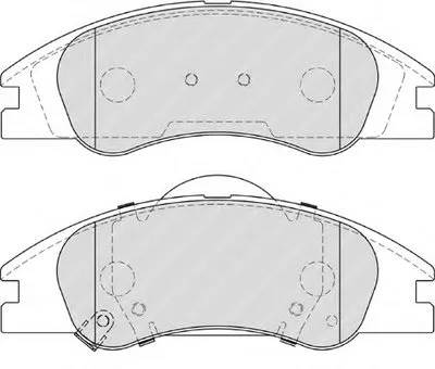 Комплект тормозных колодок, дисковый тормоз PREMIER FERODO купить