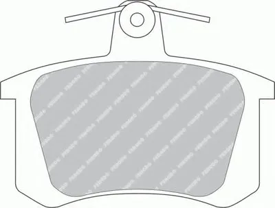 Комплект тормозных колодок, дисковый тормоз PREMIER FERODO купить