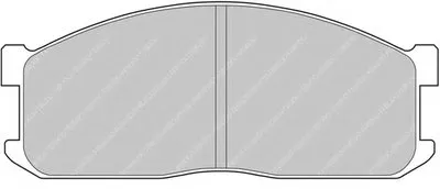 Комплект тормозных колодок, дисковый тормоз PREMIER FERODO купить