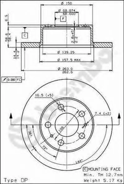Тормозной диск AP купить