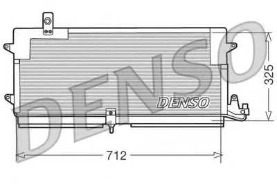 Конденсатор, кондиционер DENSO купить