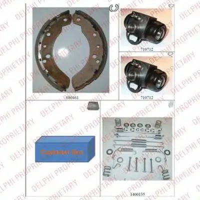 Комплект тормозных колодок DELPHI купить