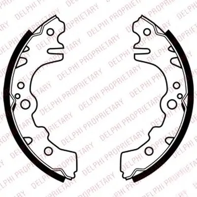 Комплект тормозных колодок DELPHI купить