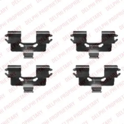 Комплектующие, колодки дискового тормоза DELPHI купить