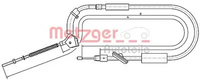 Трос, стояночная тормозная система COFLE METZGER купить