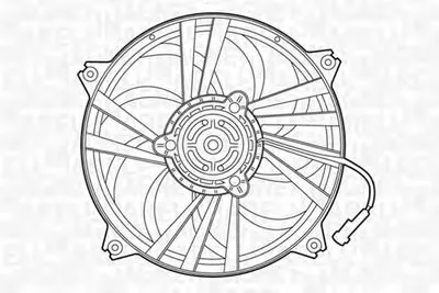 Вентилятор, охлаждение двигателя MAGNETI MARELLI купить