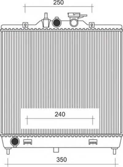 Радиатор, охлаждение двигателя MAGNETI MARELLI купить