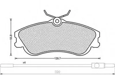Комплект тормозных колодок, дисковый тормоз MAGNETI MARELLI купить