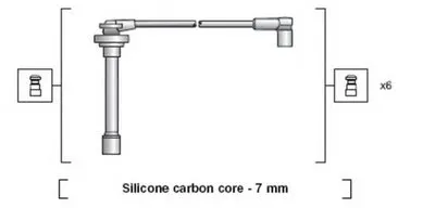 Комплект проводов зажигания MAGNETI MARELLI купить