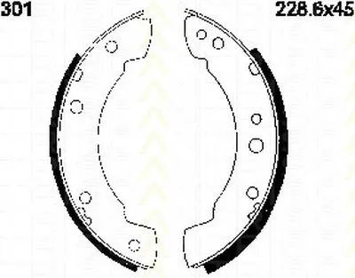 Комплект тормозных колодок TRISCAN купить