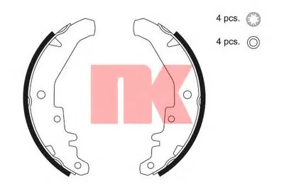 Комплект тормозных колодок NK купить