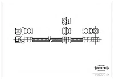Тормозной шланг CORTECO купить