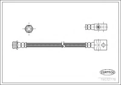 Тормозной шланг CORTECO купить